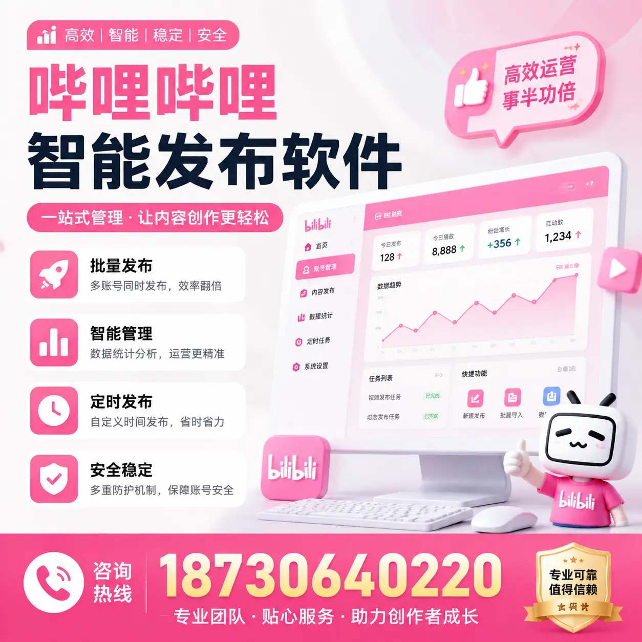 如何评估哔哩哔哩智能发布软件的ROI？吉林市 企业必读