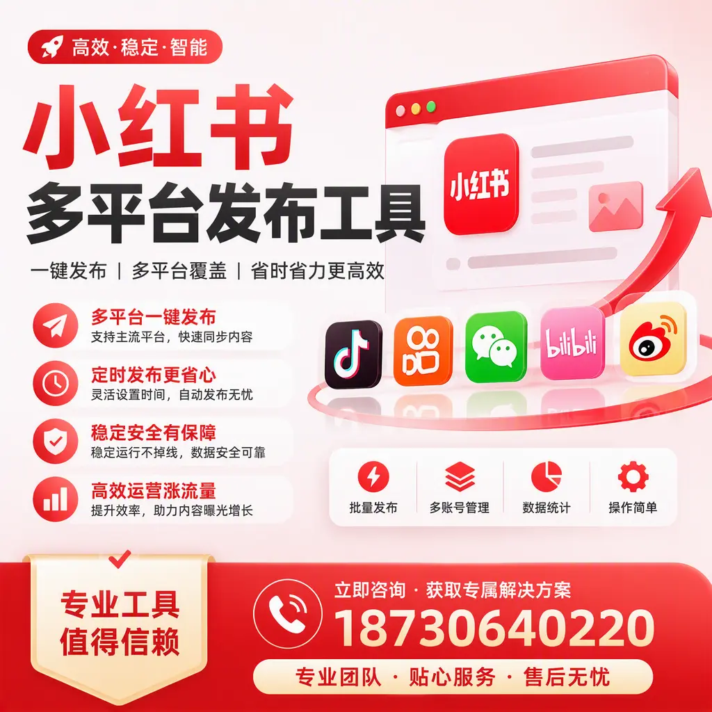 在 吉林市 小红书多平台发布工具的市场前景分析